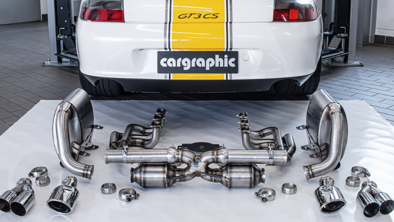 Photo of Cargraphic Full Sport Exhaust for the Porsche 996 GT3 RS - Image 2